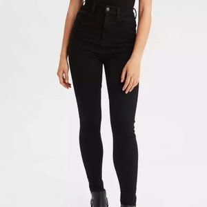 NWT American Eagle Ne(x)t Level Curvy Highest Waist Jegging | Black Plus Sz 22